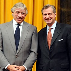 Lee Bollinger and Jon Meacham