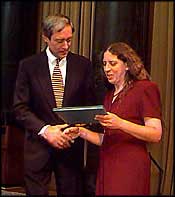 George Rupp and Miriam Pawel