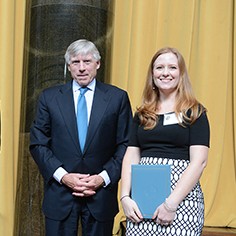 Lee Bollinger and Lisa Falkenberg