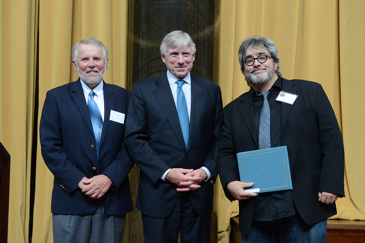 Mike Pride, Lee Bollinger and Stephen Adly guirgis
