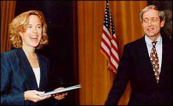 Martha Rial and George Rupp
