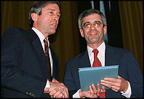George Rupp and David Shribman