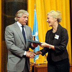 Lee Bollinger and Elizabeth Strout