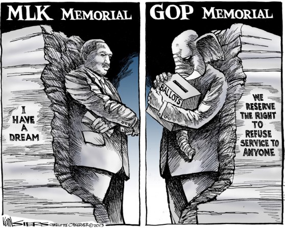 (Kevin Siers, The Charlotte Observer, August 28, 2013)