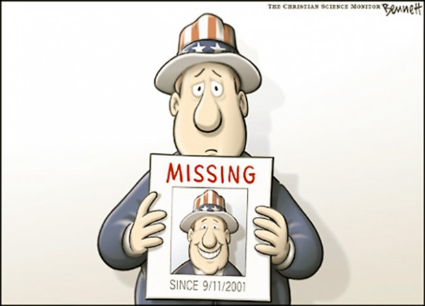Clay Bennett/The Christian Science Monitor - October 5, 2001