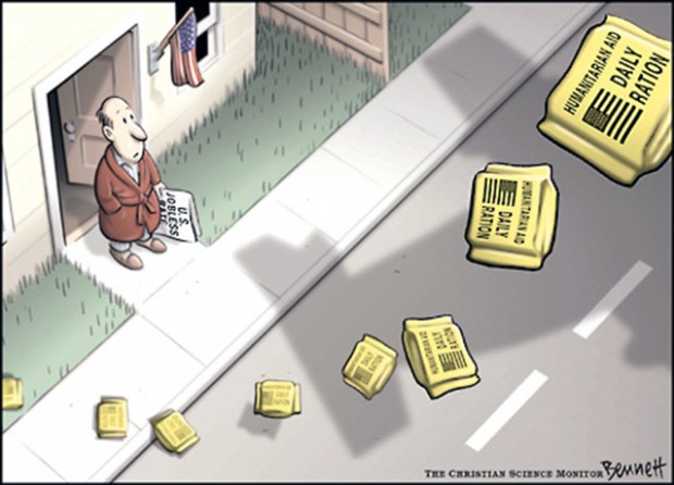 Clay Bennett/The Christian Science Monitor - November 9, 2001