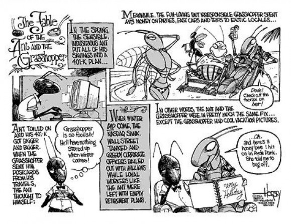 David Horsey/The Seattle Post-Intelligencer - August 11, 2002