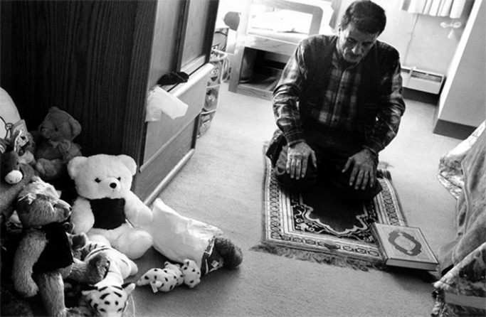 While Saleh was recovering, he and his father lived at the Children's Hospital Family House, where Raheem spread out his rug for daily prayers required of Muslims. Bay Area well-wishers sent Saleh toys and stuffed animals.