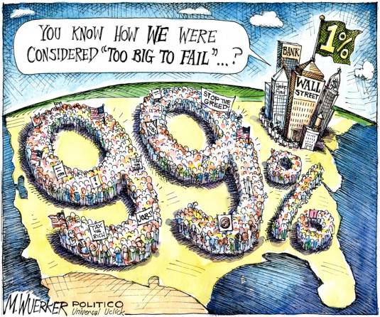 (Matt Wuerker, POLITICO, October 11, 2011)
