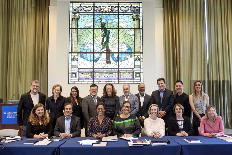 The members of the 2025 Pulitzer Prize Board