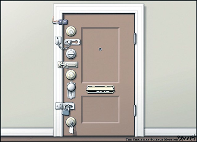 Clay Bennett/The Christian Science Monitor - October 15, 2001