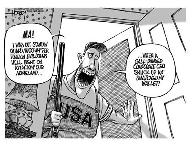 David Horsey/The Seattle Post-Intelligencer - August 18, 2002