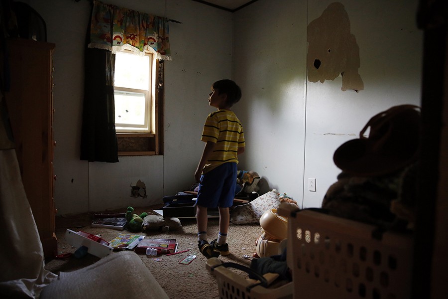 During this unsettling time for the family, Strider wanders into his old bedroom and looks around at many of his belongings that will not make the next move and will be left behind (Jessica Rinaldi, The Boston Globe).
