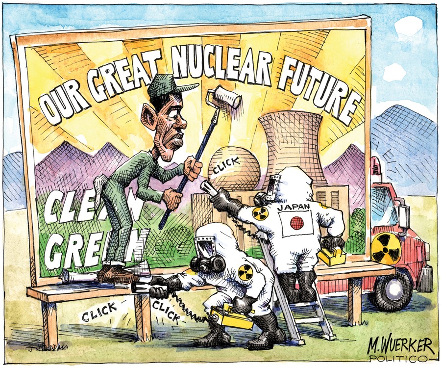 (Matt Wuerker, POLITICO, March 17, 2011)