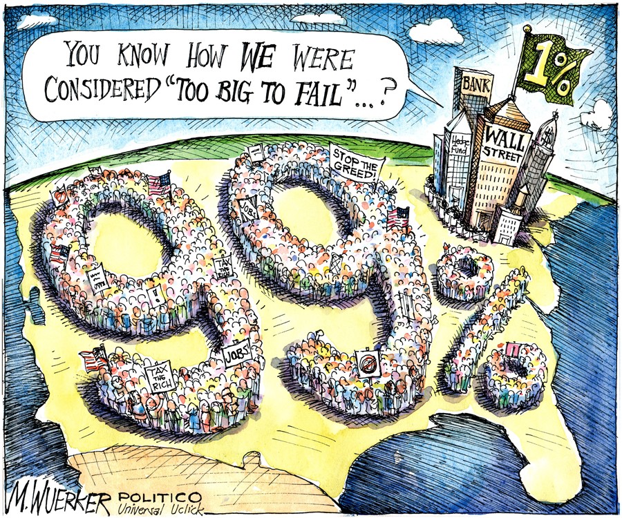 (Matt Wuerker, POLITICO, October 11, 2011)